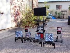 Cartesykj Φορητή κινητή 3D ευθυγράμμιση τροχών τόσο για αυτοκίνητα όσο και για φορτηγά 3 τεχνολογία κάμερας