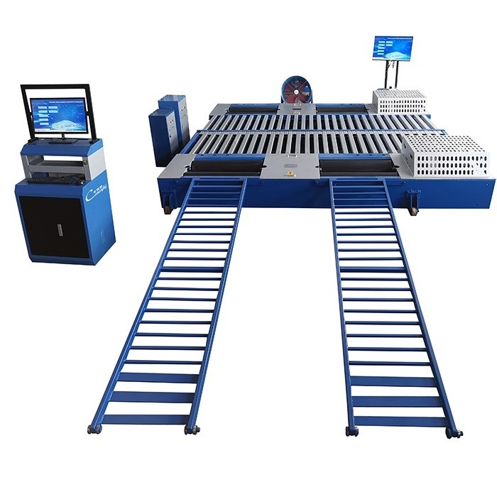 CTDCG-3-4WD 4WD Αυτοκίνητο Οχήμα Δοκιμαστική λωρίδα Οχήμα Πλαισίου Δυναμόμετρος Ιπποδύναμη Μηχανή ένα στρόβιλο ρεύμα 1000hp ένα ελεύθερο ρόλο