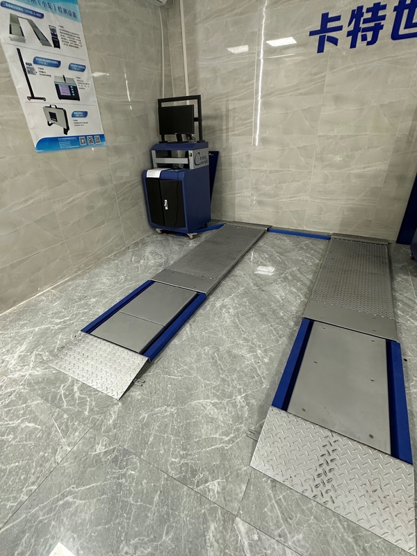 2CTPBH-10 Ultra Flat Plate Brake TesterΤέστης δοκιμής αυτοκινήτου για φορτηγό Δοκιμή δύναμης πέδησης