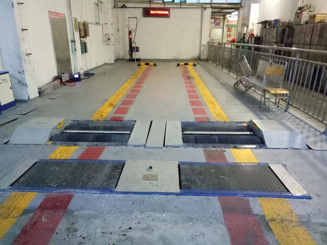 Δύο δοκιμαστές CT-EWR Εγκατάσταση επιθεώρησης αυτοκινήτων και μηχανοκίνητων οχημάτων Επιπέδου 2 Δοκιμαστική γραμμή συντήρησης και ασφάλειας