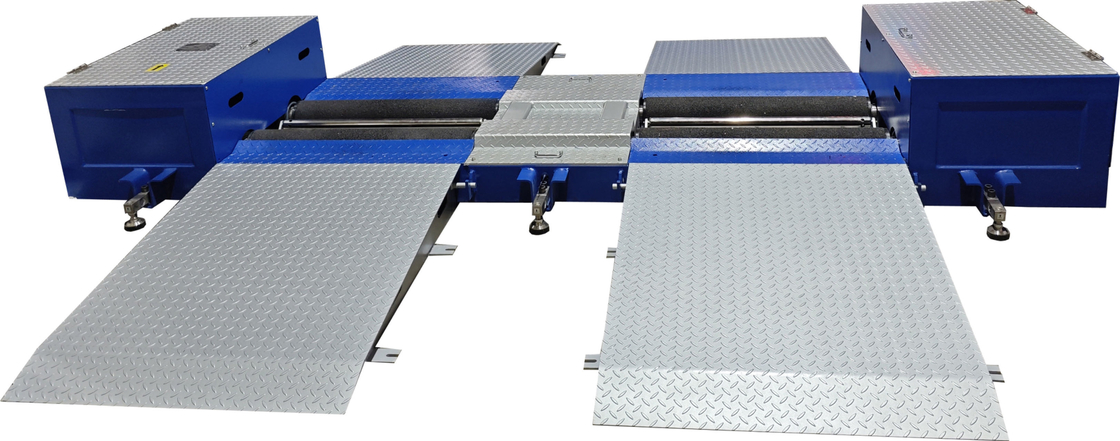 CTZD-9500M 15T Roller Mobile Brake Tester Bench Μεταφορτώσιμο φορητό ρόλο για φορτηγά