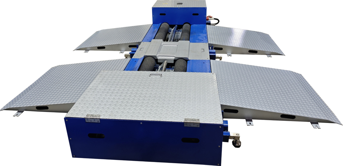 CTZD-9500M 15T Roller Mobile Brake Tester Bench Μεταφορτώσιμο φορητό ρόλο για φορτηγά