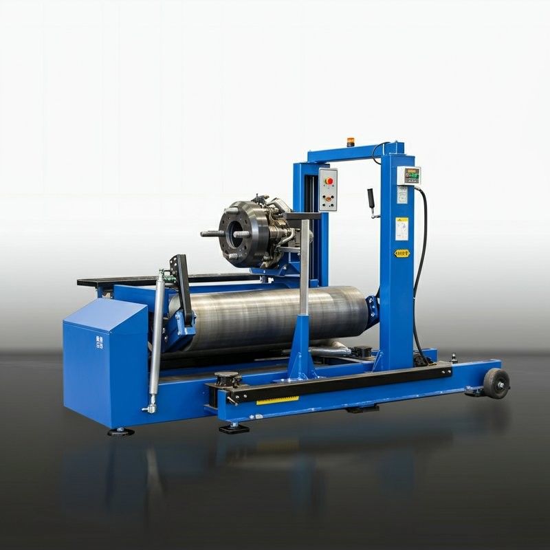 Φορητός κινητός ελεγκτής φρένων κυλίνδρων φορτηγών για οχήματα 4WD 10T χωρητικότητα Δοκιμαστική γραμμή οχήματος Εξοπλισμός επιθεώρησης οχημάτων