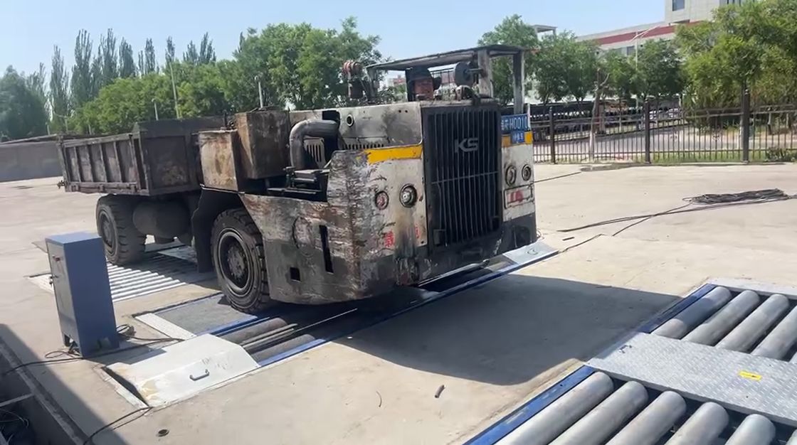 Πνευματικό καροτσάκι CTZG-15 με ελεύθερο κύλινδρο για εξοπλισμό επιθεώρησης οχημάτων με χωρητικότητα 15T, ανθεκτικό στη διάβρωση και πνευματικό κλείδωμα