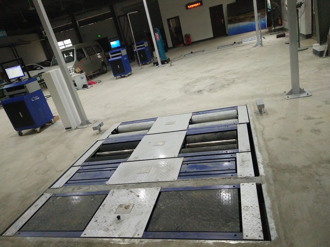 Δοκιμαστής πέδησης κυλίνδρων 5in1 Δοκιμαστής ανάρτησης Δοκιμαστής φορτίου άξονα Δύο πλάκες πλευρικής ολίσθησης Δοκιμαστής προβολέα ταχύμετρου