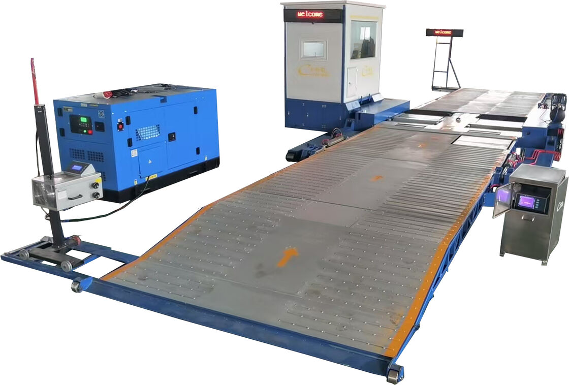 Εργασιακή θέση Κινητή γραμμή δοκιμής ασφάλειας οχήματος 10000kg φορτίο CTYJ-10 Κινητή γραμμή δοκιμής