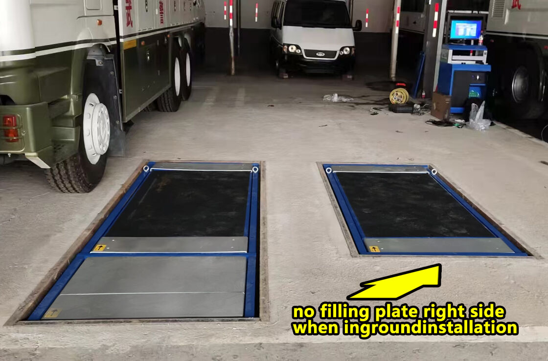 Cartesykj Ελεγκτής επίπεδης πέδησης πολυτελείας 3T 10T 15T Εξοπλισμός επιθεώρησης οχήματος λωρίδα δοκιμής οχήματος 2CTHPB-13 με δοκιμαστικό φρένου φορτίου άξονα ανάρτησης πλευρικής ολίσθησης