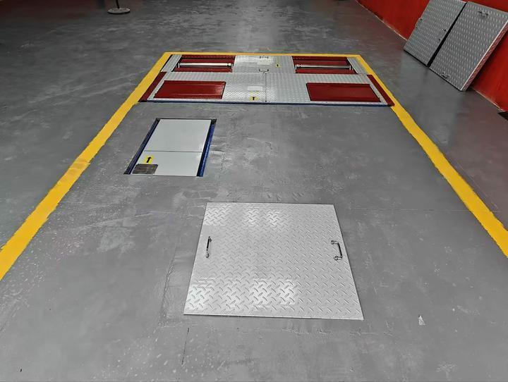 CTGT-3-4 Roller 4-σε-1 γραμμή δοκιμής οχήματος Δοκιμαστής φρένων με κυλίνδρους με φορτίο άξονα Δοκιμαστής πλευρικής ολίσθησης μονής πλάκας Δοκιμή ανάρτησης Ελεγκτής απορρόφησης κραδασμών και απόσβεσης