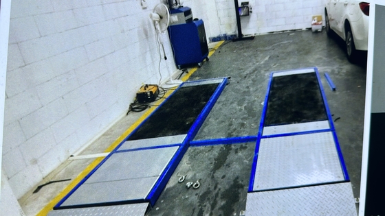 2CTPBH-10 Ultra Flat Plate Brake TesterΤέστης δοκιμής αυτοκινήτου για φορτηγό Δοκιμή δύναμης πέδησης