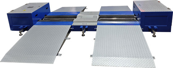 CTZD-2500M Φορητός κινητός δοκιμαστής φρένων κυλίνδρων φορτηγών για οχήματα 3T