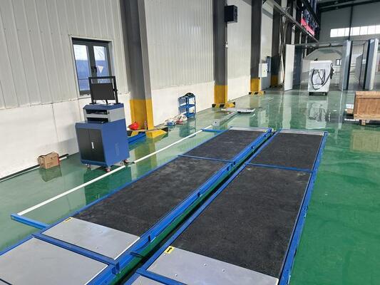 Cartesykj Luxury 4 flats brake tester side slip tester axle load tester suspension tester 4T Εξοπλισμός επιθεώρησης οχημάτων γραμμή δοκιμών οχημάτων για αυτοκίνητα 4CTHPB-4